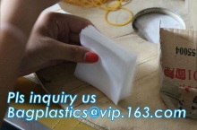 Plastic 2mil PE Flat Poly Bag For Food Packaging, PE Flat Poly Bag With Side Gusset For Food Packaging, Flat Opening OPP CPP PE
