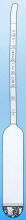 Baume Hydrometer , 260 ± 10mm 0.650 -1.850 Oil Thermometer Densimeter