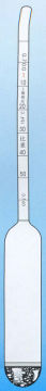 Baume Hydrometer , 260 ± 10mm 0.650 -1.850 Oil Thermometer Densimeter