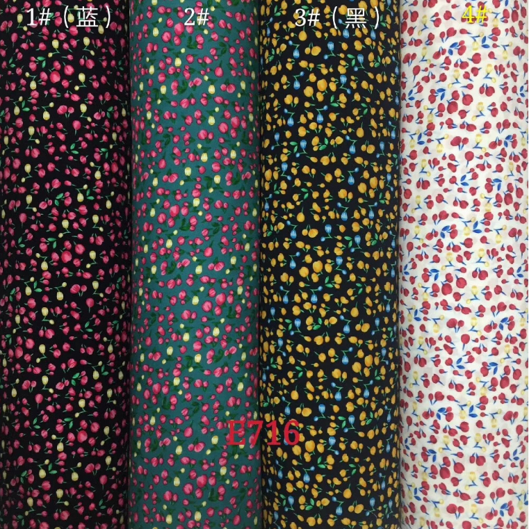 ISP Textlie Challis 45S*45S Textil Spun 100% Rayon Printd Fabric Digitaldruck Hersteller