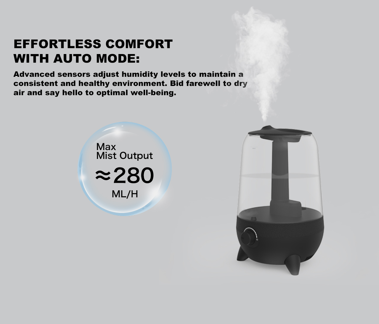 HTJ-2253A humidifier mist output HTJ-2253A humidifier mist output