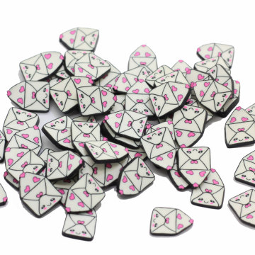 Hot Polymer Clay Designs Envelope Shape Sprinkles per DIY Craft Making Nail Art Decalcomanie