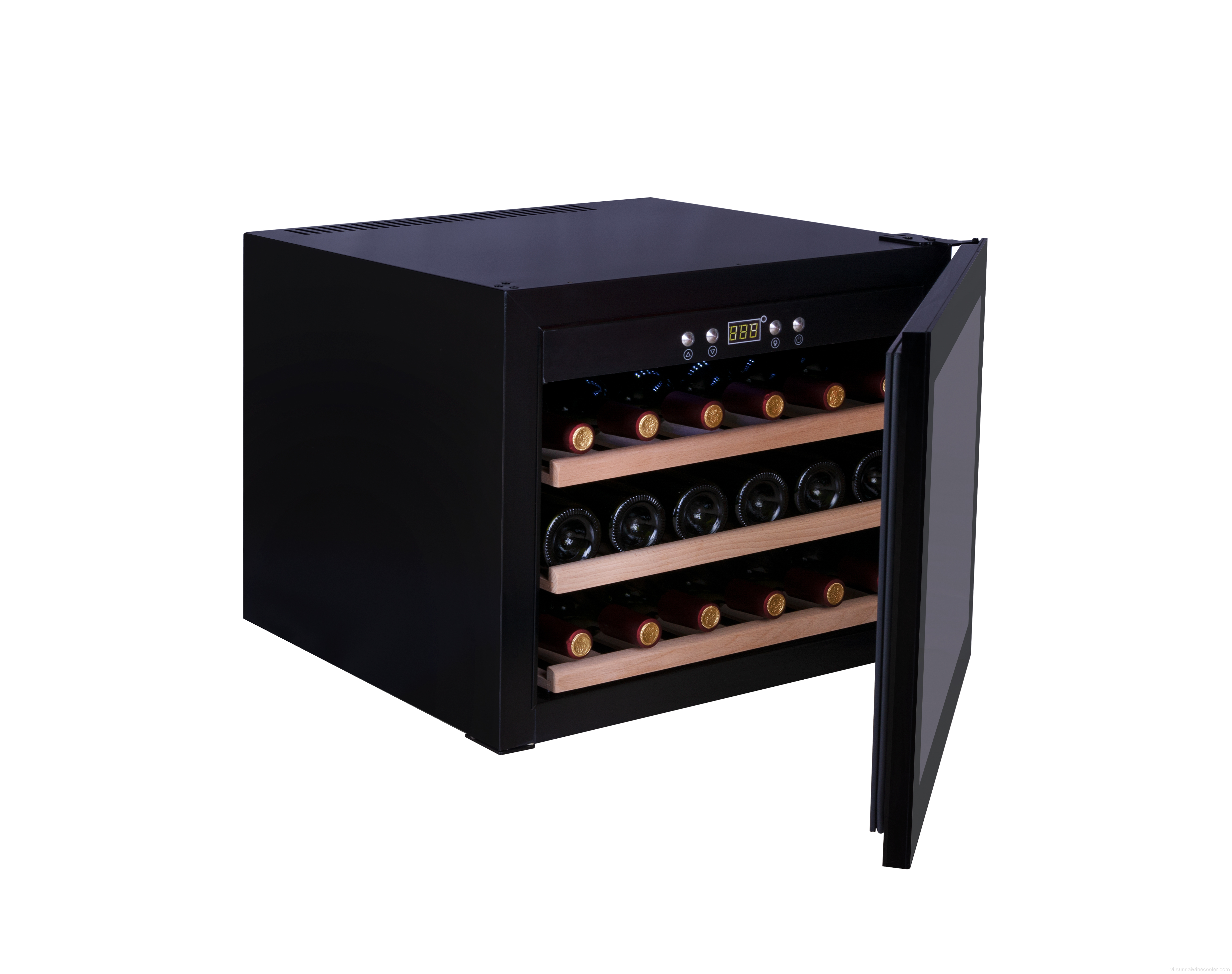 Rượu vang sang trọng được xây dựng trong rượu vang Wine Cellar