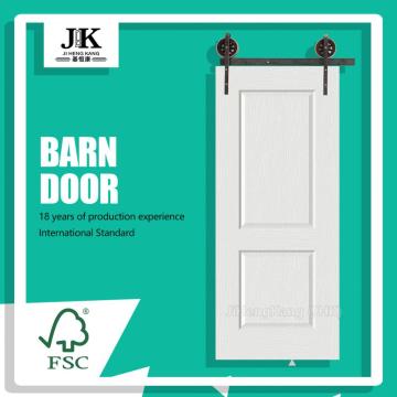 JHK-017-1 Finished Interior Barn Door White Barn Door Solid Barn Door