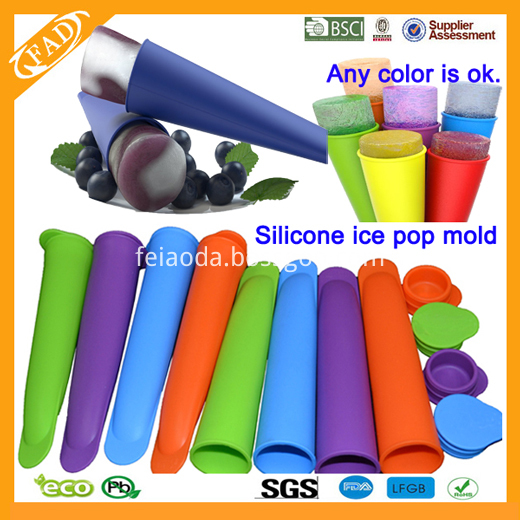 silicone ice popsicle mold
