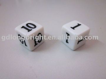 Special custom dice for entertainment