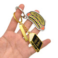 Porte-clés en émail en métal personnalisé
