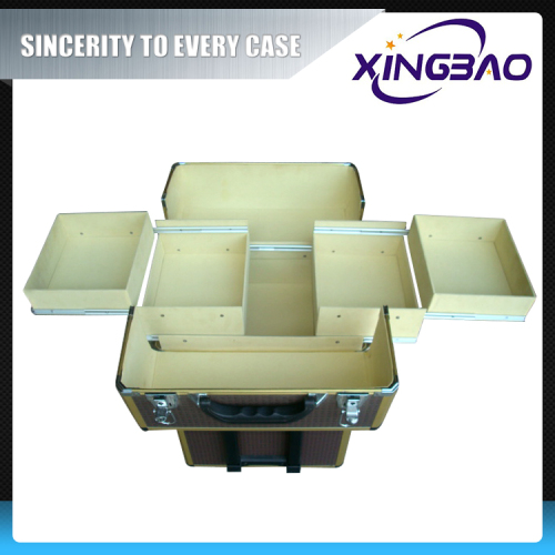 hard abs trolley case, hard aluminum trolley beauty case