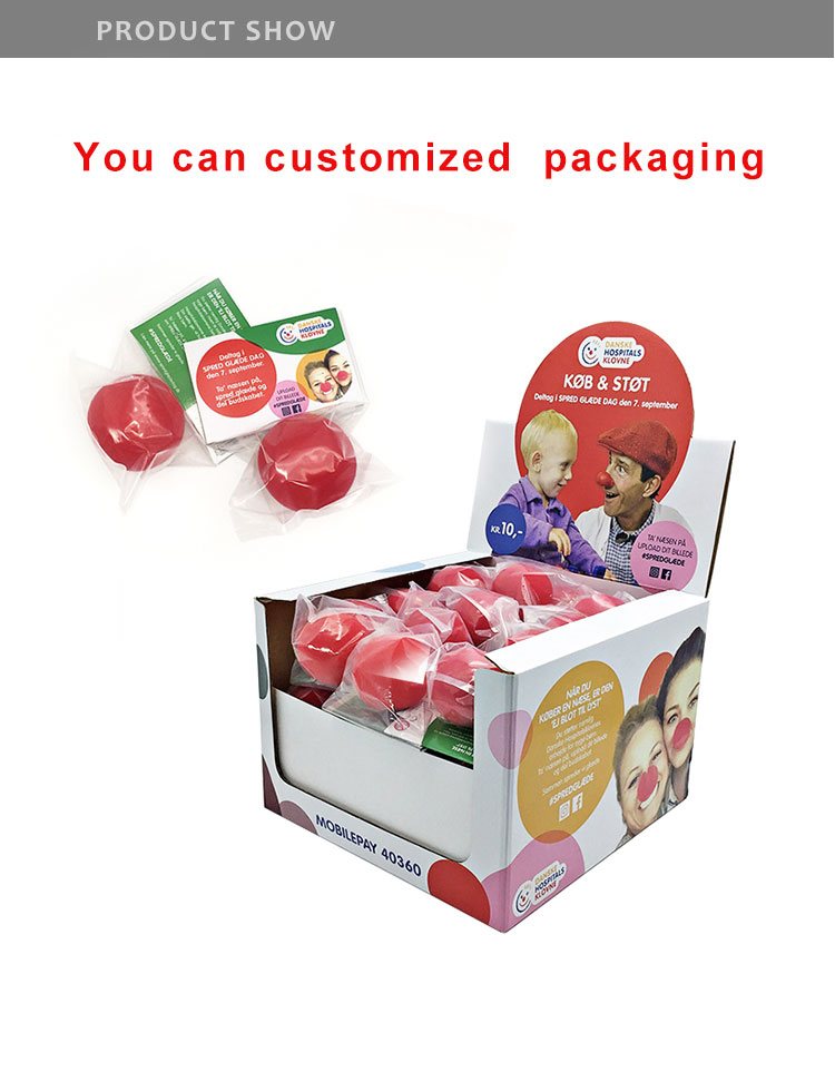 Cheap Foam Red Clown Nose Ball