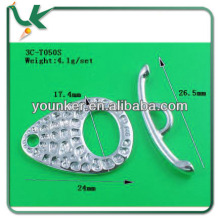 925 Sterling Silver Unique OT clasp toggle clasp for necklace and bracelet