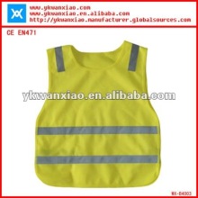 high visibility reflective children vest,reflective vest children with class2 tape