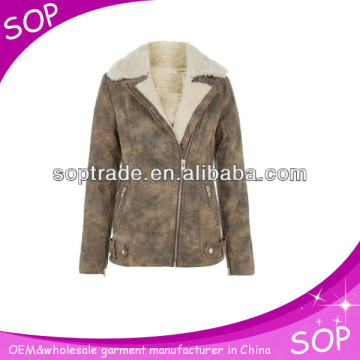 China winter warm sexy womens pea coats and jackets