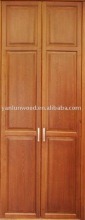 Solid wood oil painting finished interior use bi-fold door