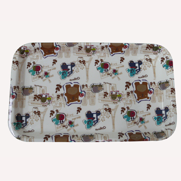 Melamine "France Bear"Houseware Tray/100% Melamine (FB9002)