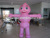 commercial pink inflatable moving cartoon for sale