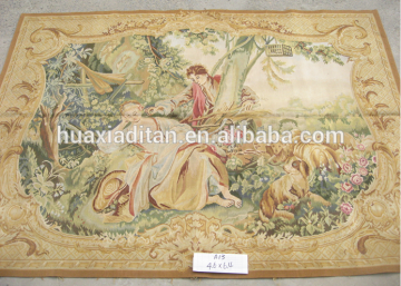 Offer super quality hand woven French Aubusson tapestry hand knoted wool