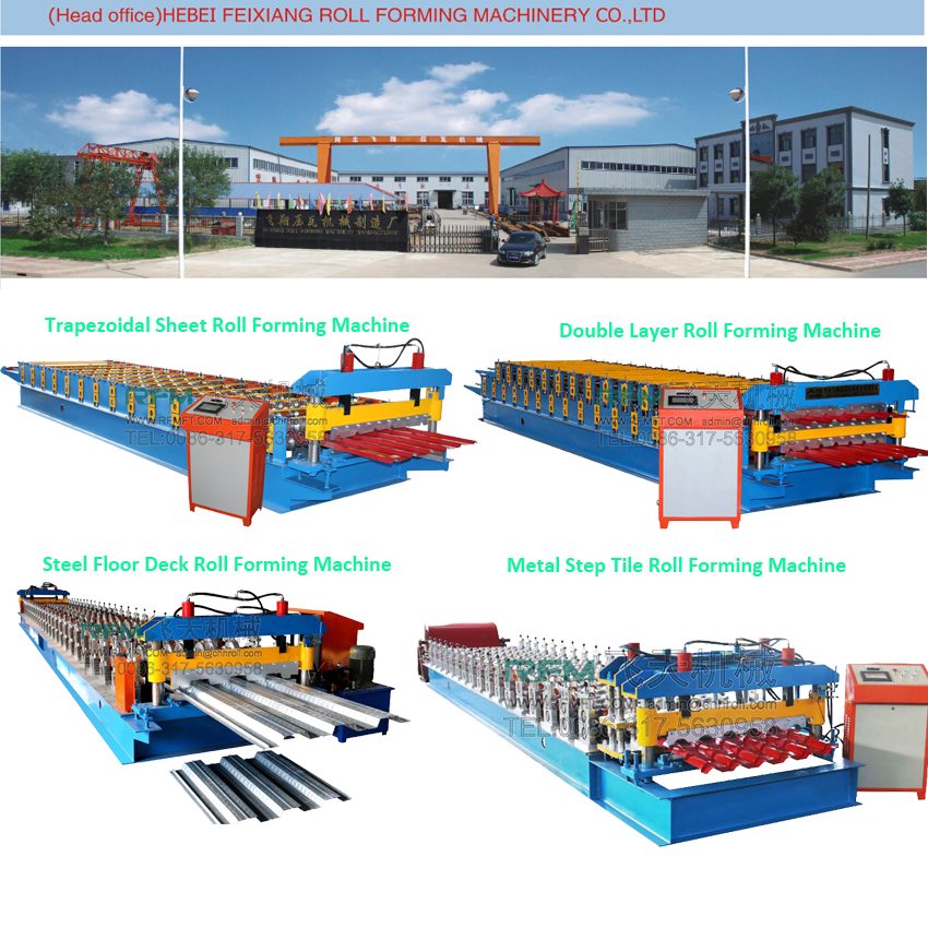 color steel double layer  roll froming machine