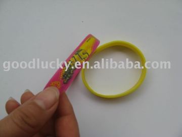 New arrivals DIY soft pvc wristband/promotion wristband/silicone wristband