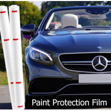 clear paint protection film from car