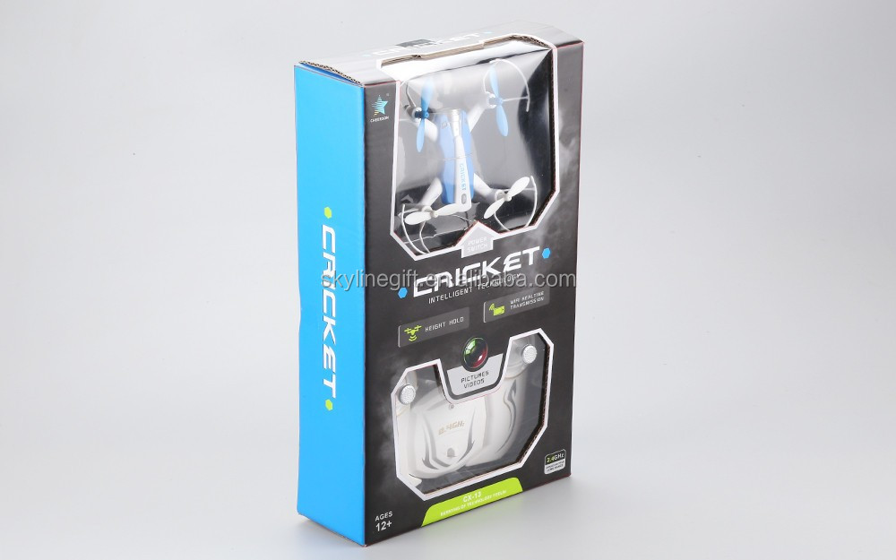 2017 Cheerson CX - 17 2.4GHZ 4CH Wifi FPV CRICKET Mini RC Selfie Drone With 0.3MP Camera G-sensor Control Altitude in stock now