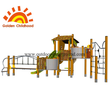 Çocuklar için Playhouse Backyard Açık Oyun Ekipmanları