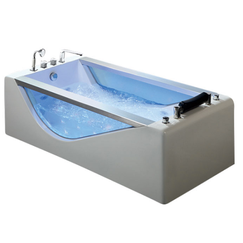 Transparent Whirlpool Massage Bathtub