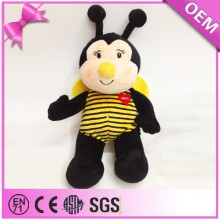 Eco-friendly material custom lovely stuffed plush bee for children