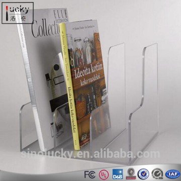 Acrylic Desktop Books leaflet holder / brochure holder Kitchen Recipe Book Holder