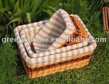 Wicker storage Basket