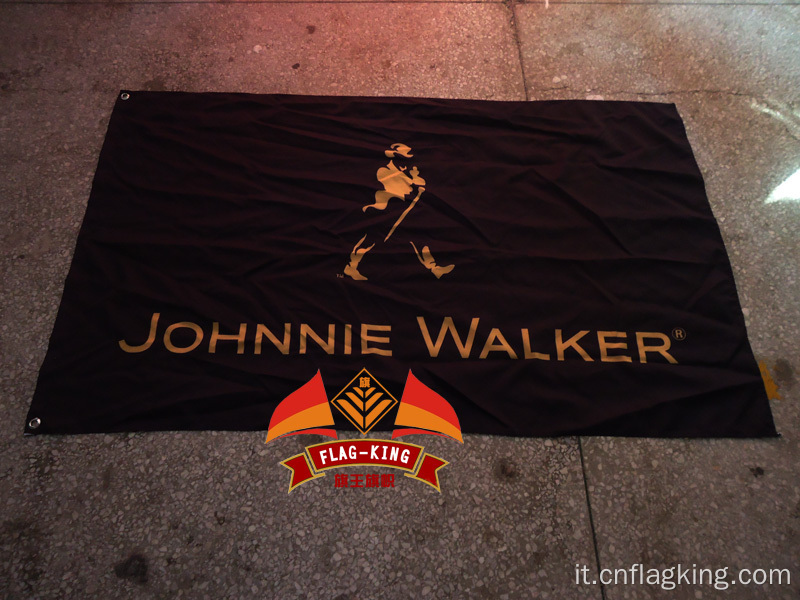 Bandiera Johnnie walker 100% poliestere 90CM * 150CM Banner Johnnie walker