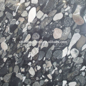 ancient multi color egg stone tile