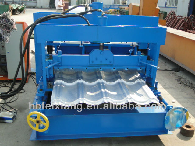 FX steel roofing glazed plate making machine