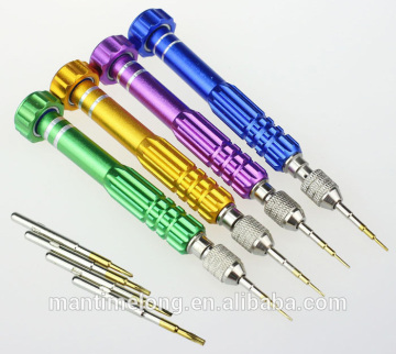 5 in 1 mobile phone screwdriver repaire kit tools screwdriver set mobile phone repair kit tools
