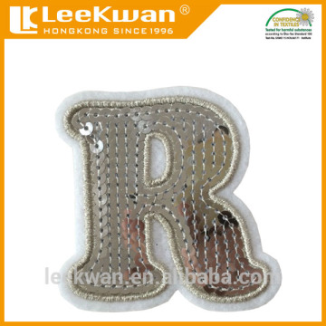 Best finished sequin embroidered patch sewn for clothes