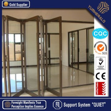 Good Quality CE/AS2047 Certificate Aluminum Glass Patio Folding Door