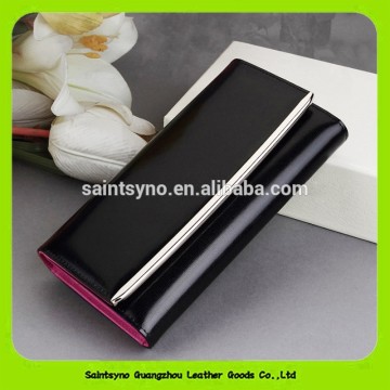 15621 New style fashion purse,ladies elegance first layer leather puese