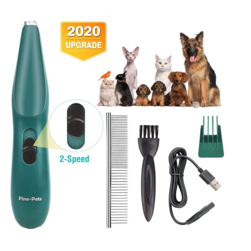 Clippers recortadores de pet de mascotas de bajo ruido recargable USB