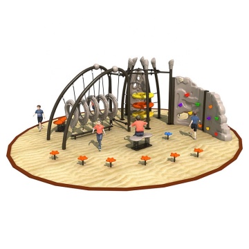 Preschool Outdoor Climbing Slide Playset for Physical Training in Amusement Parks