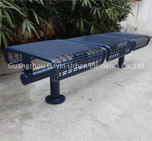 Mesh metal outdoor furniture/outside furniture weleded wire mesh bench seat