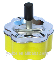 Snowflakes shape tin ashtray