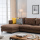 Pojok Kain Sofa Chaise Reclining Sectional Sofa