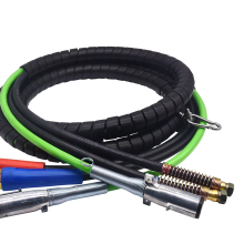 TRACTOR TRAILER ABS ELECTRIC CORD CABLE & AIR LINES 15' 3 IN 1 WRAP" could be simplified to:

"Tractor Trailer ABS Electric Cord Cable & Air Lines 15'' 3-in-1 Wrap