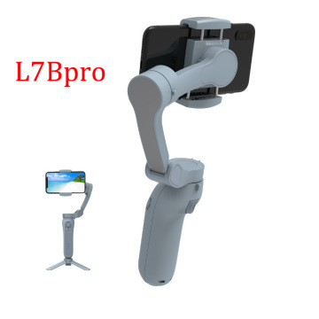 3-Axis Foldable Gimbal Stabilizer L7Bpro with Tripod, Inception, Dolly Zoom, Face Tracking & Vlog Light for Smartphone