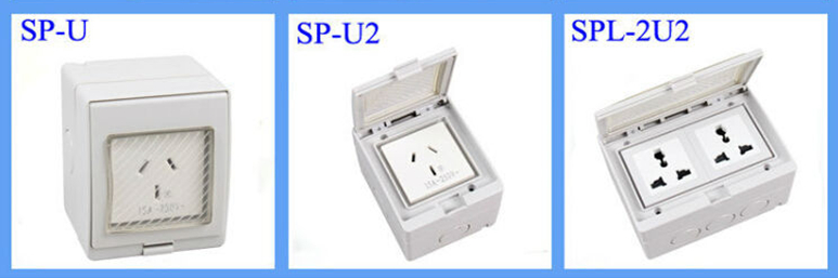 SAIPWELL/SAIP Hot Sale 20A /250V Two ways Electric Push Button Waterproof Switch(SP-2GS)