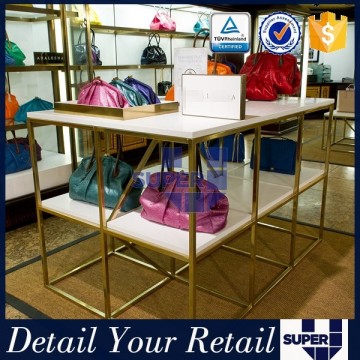 2016 Store Fixture Manufacturer China Handbag Shop Display Rack Metal Stand