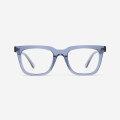 Square facade Acetate Unisex Optical Frames