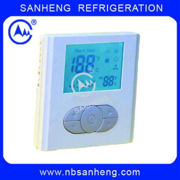 Fan coil air conditioning thermostat control
