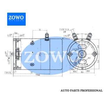 PHJD009 DC MOTOR 12V 1,2 kVt