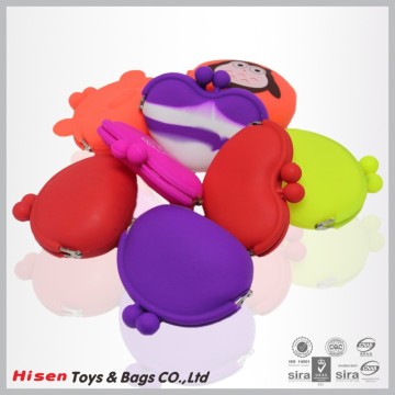 Shenzhen Factory Promotional cheap silicone coin purse