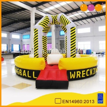 Interesting wrecking ball inflatable sports game childrens play house